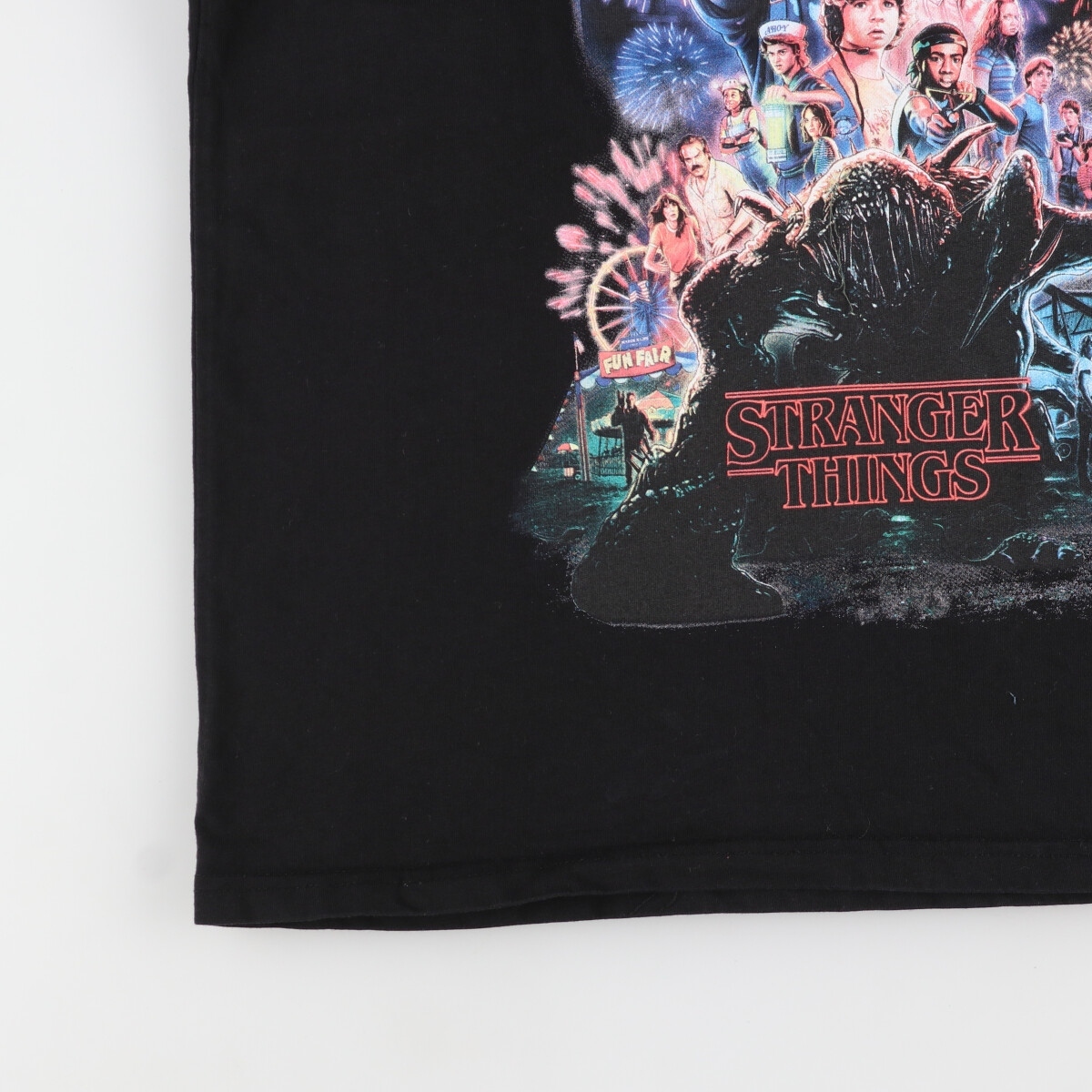 古着 NETFLIX STRANGER THINGS ストレンジャーシングス 映画 ムービーTシャツ メンズM /eaa443986_画像4