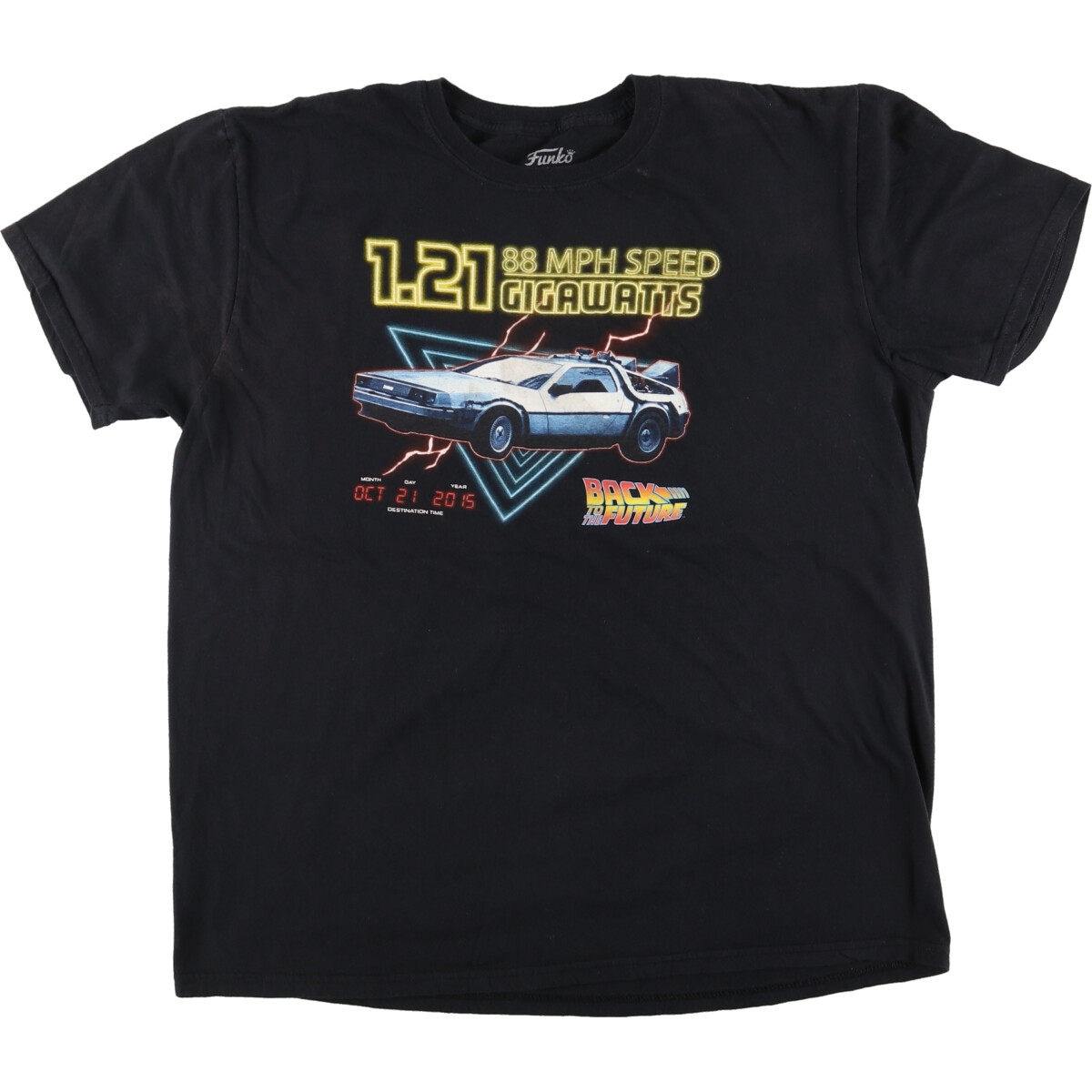 古着 Funko BACK TO THE FUTURE バックトゥザフューチャー 映画 ムービーTシャツ メンズXL /eaa443993_画像1