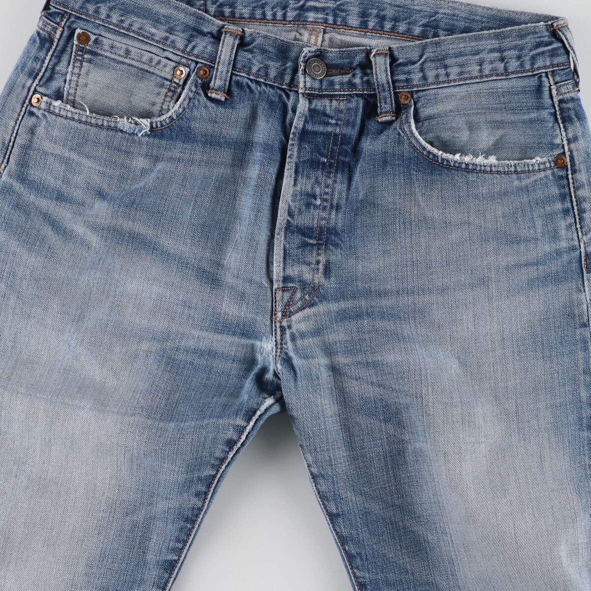 古着 リーバイス Levi's リーバイス501 ユーロモデル ストレートデニムパンツ メンズw33 /eaa444983_画像7