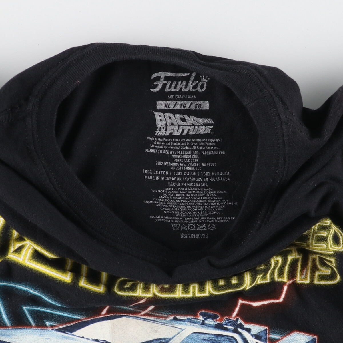 古着 Funko BACK TO THE FUTURE バックトゥザフューチャー 映画 ムービーTシャツ メンズXL /eaa443993_画像3