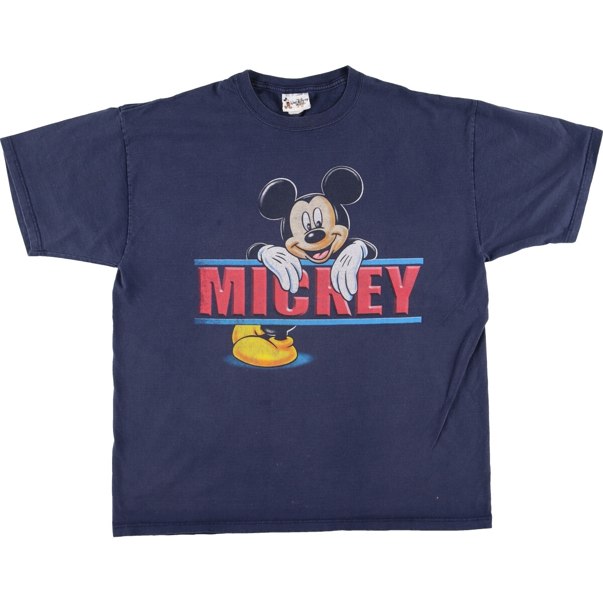 古着 WALT DISNEY WORLD MICKEY MOUSE ミッキーマウス キャラクタープリントTシャツ USA製 メンズL /eaa447140_画像1