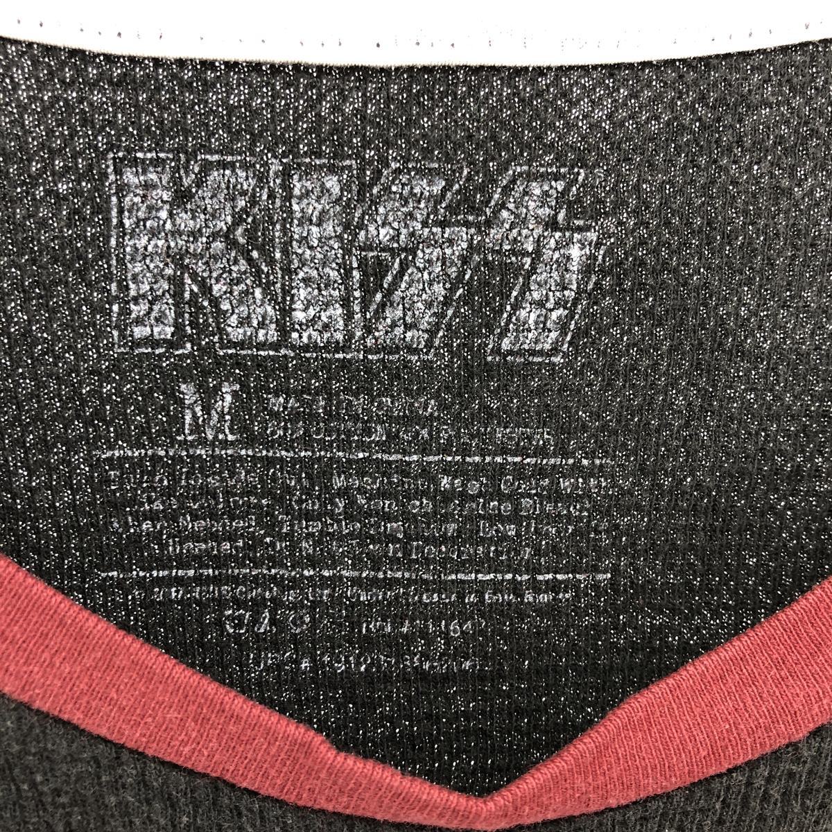 古着 KISS キッス ラグラン ロンT バンドTシャツ バンT メンズM /eaa410254_画像3