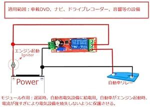 KKHMF 5個 NE555 DC 12V 遅延タイマー リレースイッチ パワーモジュール 自動車電気的遅延 調整可能 0～10秒_画像6