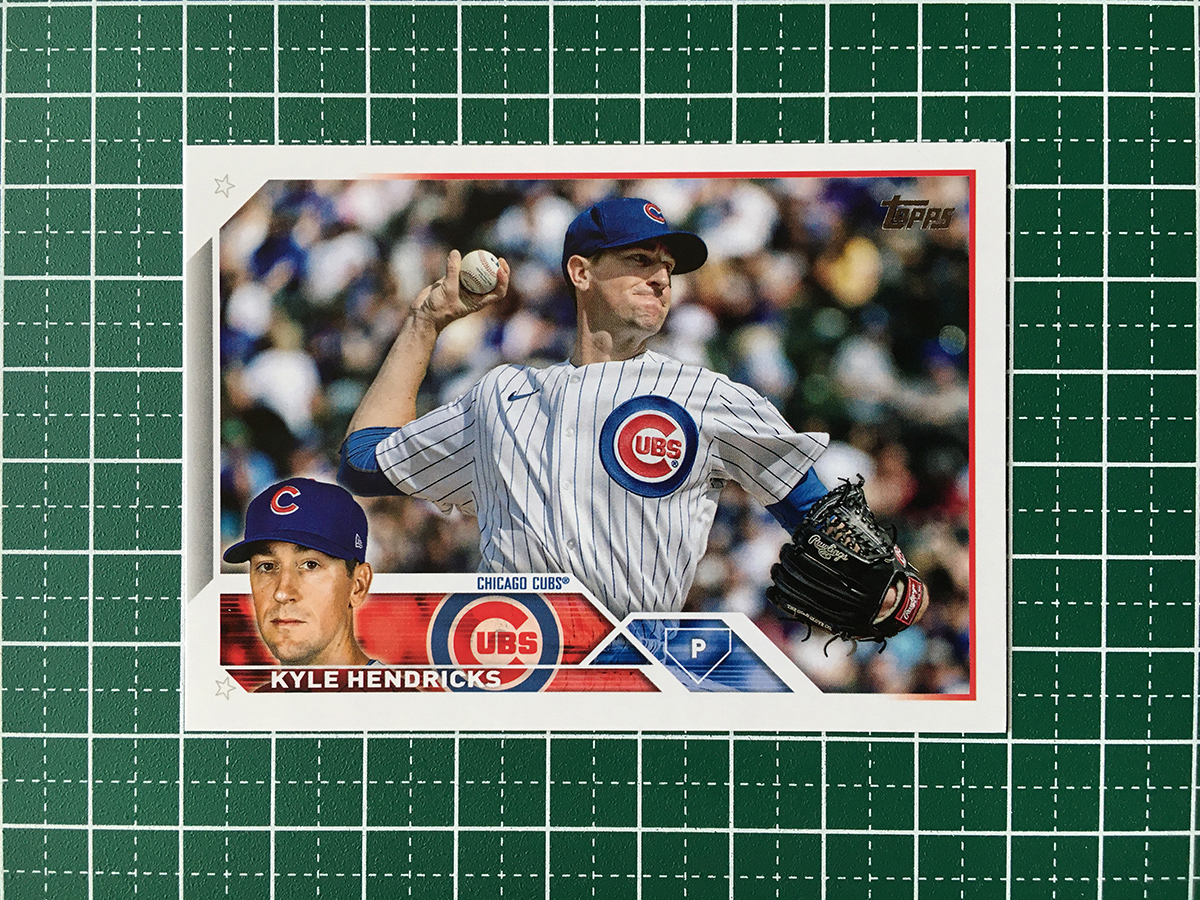 ★TOPPS MLB 2023 SERIES 1 #137 KYLE HENDRICKS［CHICAGO CUBS］ベースカード「BASE」★_画像1