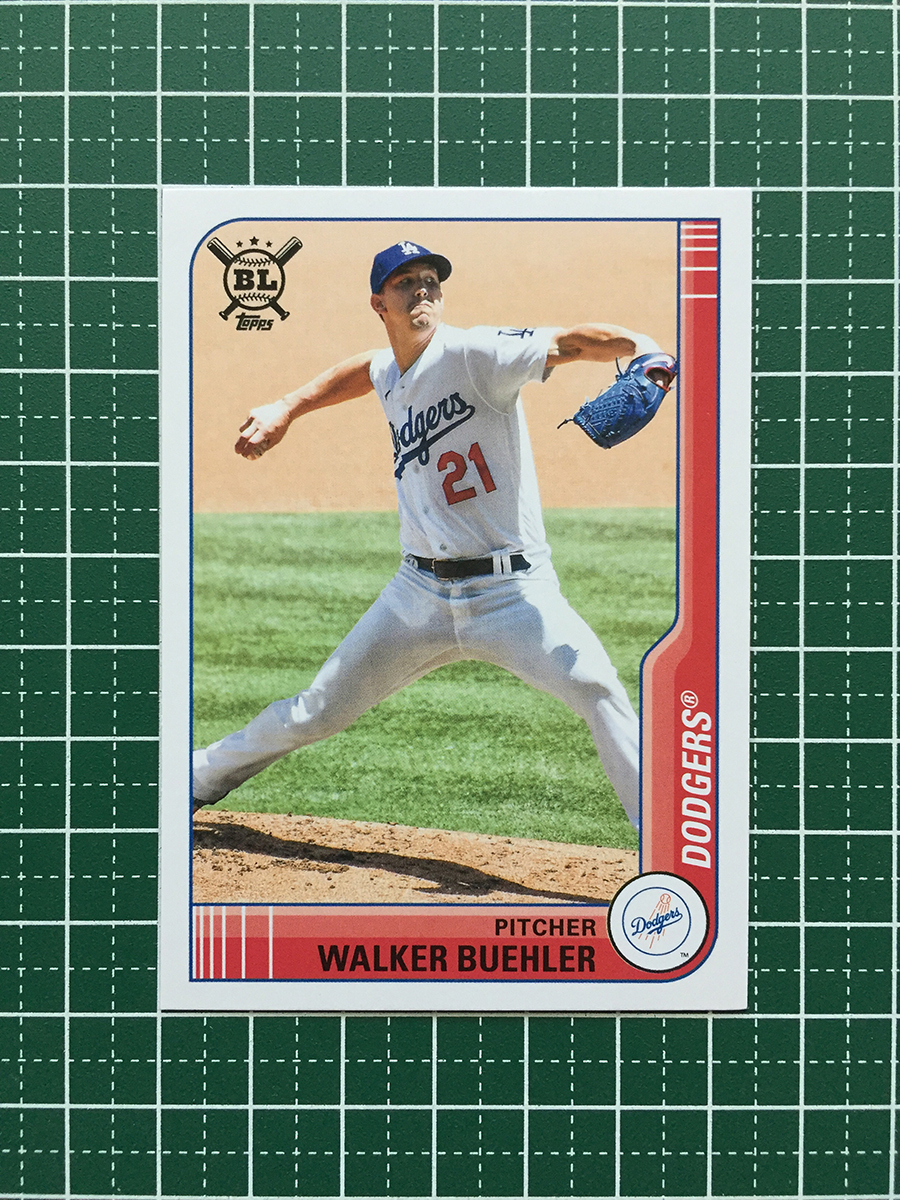 ★TOPPS MLB 2021 BIG LEAGUE #92 WALKER BUEHLER［LOS ANGELES DODGERS］ベースカード「VETERANS & ROOKIES」★_画像1