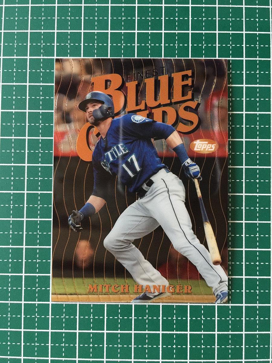 ★TOPPS MLB 2019 FINEST BASEBALL #FBC-MH MITCH HANIGER［TORONTO BLUE JAYS］インサートカード「FINEST BLUE CHIPS」★_画像1