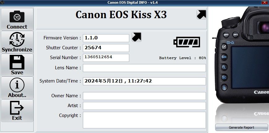 Canon EOS Kiss X3 デジタル 一眼レフ カメラ ボディ☆清掃済完動品☆