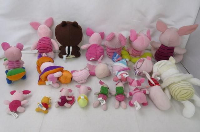 [ including in a package possible ] secondhand goods Disney Piglet Pooh soft toy key holder etc. goods set 