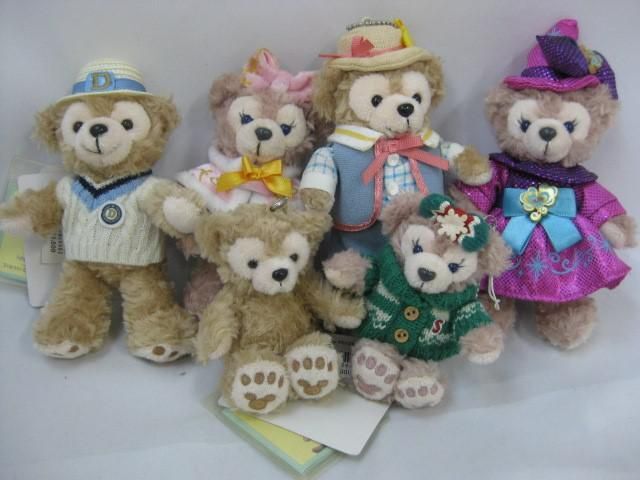 [ including in a package possible ] secondhand goods Disney Duffy Shellie May Christmas other soft toy badge strap goods set 