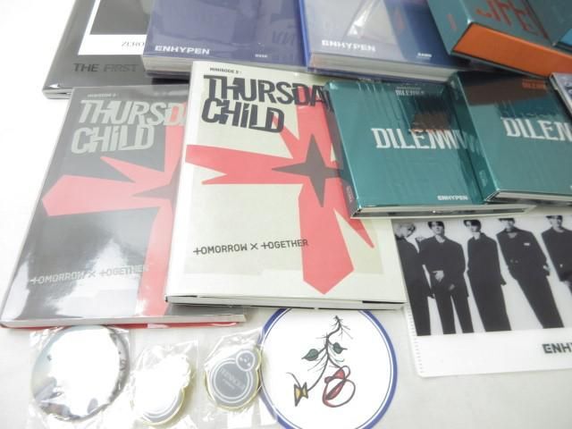 【同梱可】中古品 韓流 TXT ENHYPEN 他 CD DILEMMA THURSDAY’S CHILD 等 グッズセットの画像6