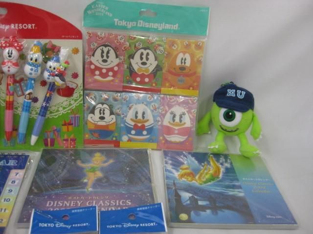 【同梱可】中古品 ディズニー ミッキー ミニー ティンカーベル 他 クリスマス 2011 ボールペンセット メモセット カの画像3