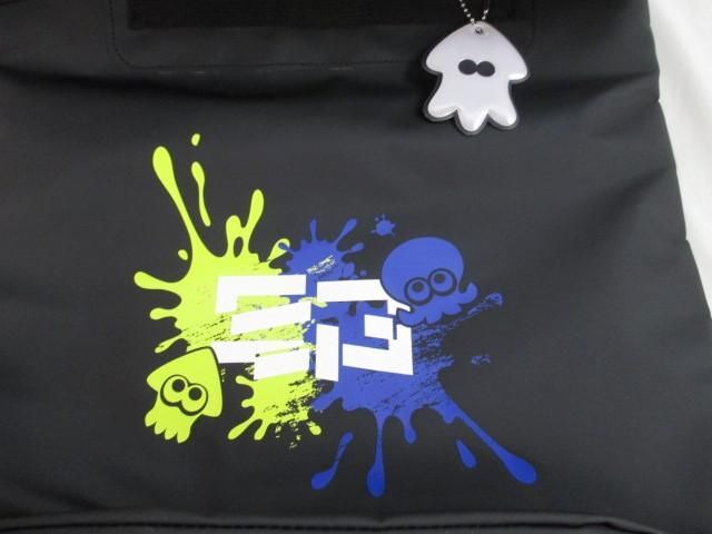 【同梱可】優良品 ホビー スプラトゥーン3 ロールトップリュック ブラック クッション グッズセット_画像3