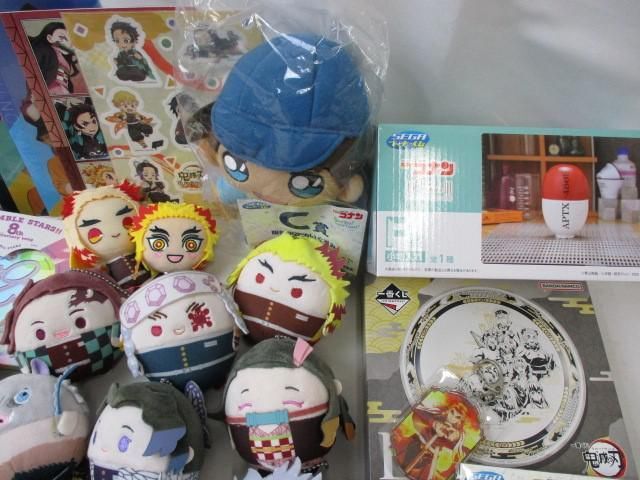 [ including in a package possible ] secondhand goods anime ... blade .. around war Detective Conan other soft toy acrylic fiber key holder can badge etc. goods 