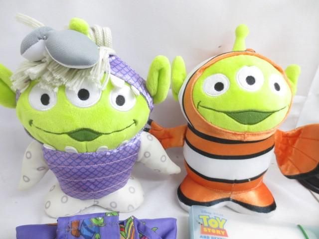 [ including in a package possible ] secondhand goods Disney Toy Story little green men only soft toy eko-bag etc. goods set 