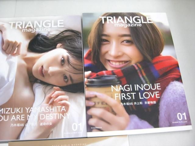 【同梱可】中古品 アイドル 乃木坂46 日向坂46 TRIANGLE magazine WHITE graph他 賀喜遥香 井上和 等 グッズセットの画像3