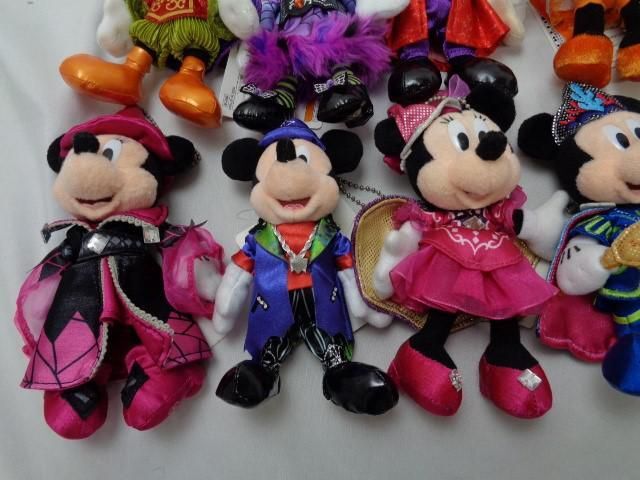[ включение в покупку возможно ] б/у товар Disney Mickey minnie Halloween 2016 мягкая игрушка значок с биркой товары комплект 