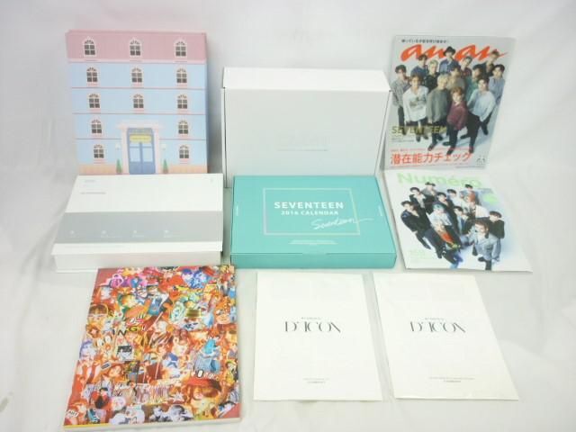 【同梱可】中古品 韓流 SEVENTEEN 2016 カレンダー SEASON’S GREETINGS 等 グッズセット_画像1