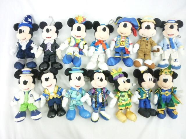 [ включение в покупку возможно ] б/у товар Disney Mickey только springs voyaji35 годовщина др. мягкая игрушка значок товары комплект 
