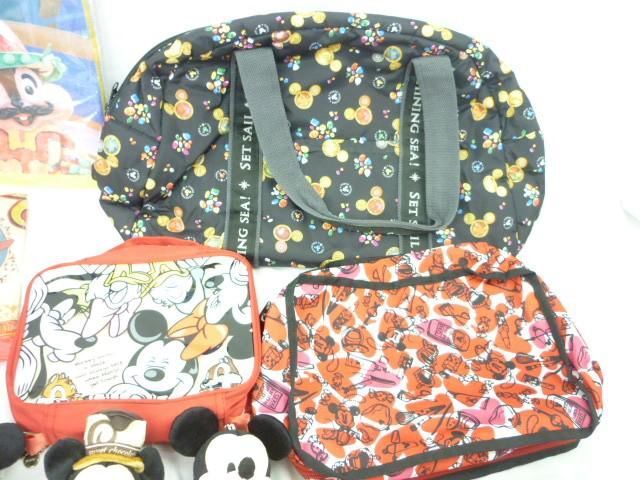 [ включение в покупку возможно ] б/у товар Disney Mickey minnie др. рюкзак сумка "Boston bag" мягкая игрушка значок и т.п. товары комплект 