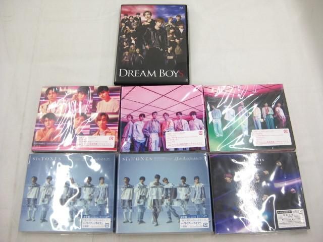 【中古品 同梱可】 ジャニーズ SixTONES DREAM BOYS 2022 マスカラ 初回盤A B 通常盤 他 Blu-ray CD DVD 7点グッズセ_画像1