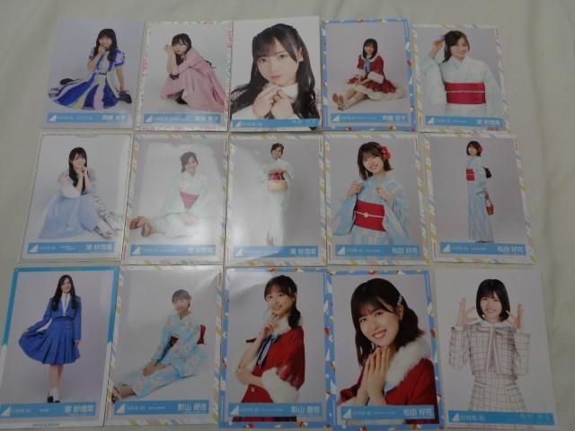 【同梱可】中古品 アイドル 日向坂46 金村美玖 齊藤京子 他 生写真 セミ含む 60枚 2022年 浴衣衣装 等 グッズセット_画像4