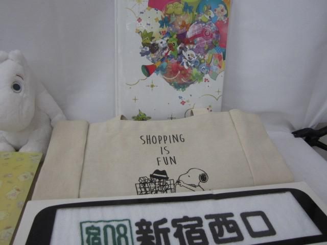 【同梱可】中古品 ホビー ムーミン ポケモン リカちゃん 他 ぬいぐるみ カード トートバッグ 等 グッズセット_画像5