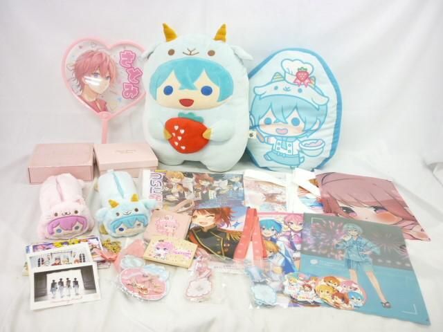 [ including in a package possible ] secondhand goods star .......... "uchiwa" fan soft toy writing brush box etc. goods set 