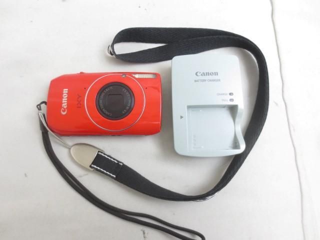 【同梱可】中古品 家電 Canon PC1473 IXY 30 S DIGITAL レッド デジタルカメラ 充電器付き_画像1