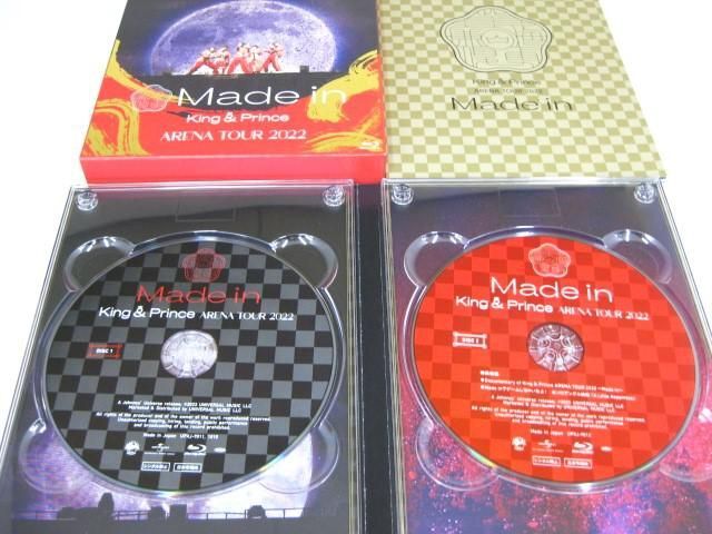 【中古品 同梱可】 King & Prince Blu-ray ARENA TOUR 2022〜Made in〜 初回限定盤 CD DVD Made in 初回限定盤A B 3_画像3