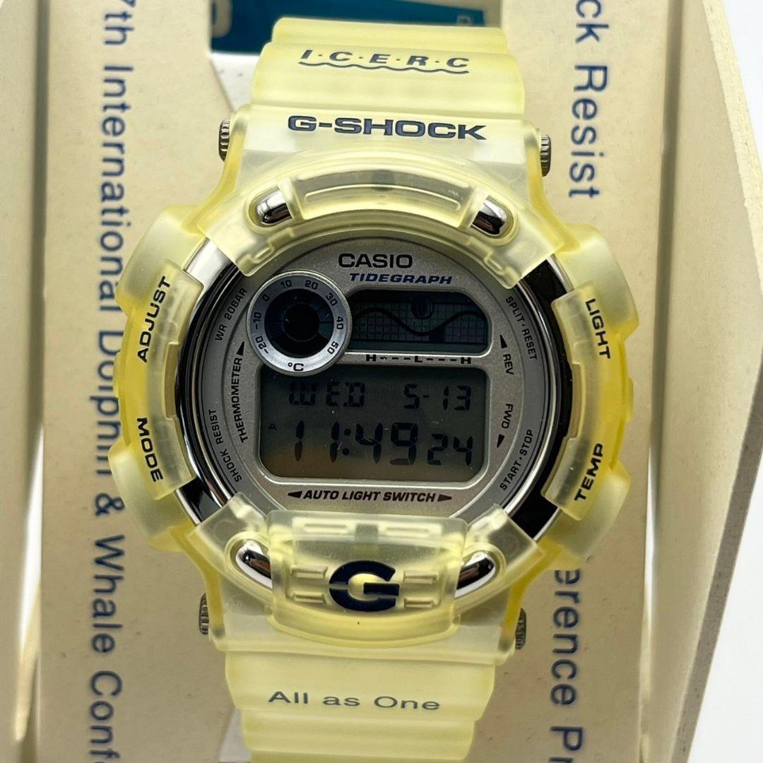 1円 CASIO カシオ G-SHOCK Gショック DW-8600K イルクジ 第7回国際イルカクジラ会議 デジタル腕時計 1998年ビンテージ 可動 稼働 動作品_画像2