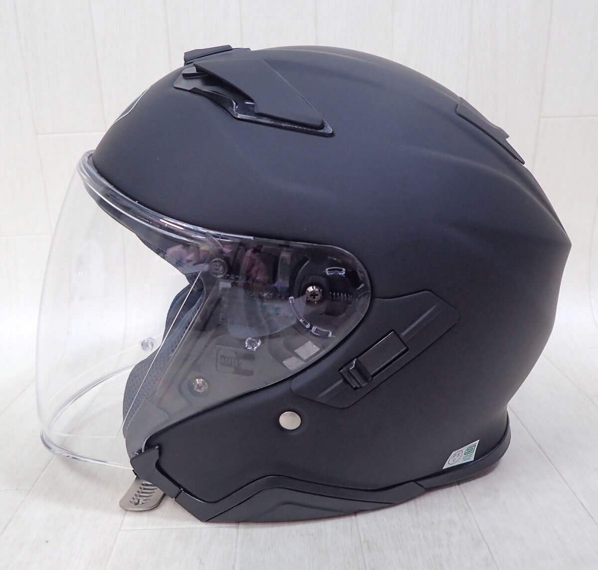 美品 SHOEI ショウエイ J-CRUISE II ジェットヘルメット マットブラック Mサイズ 57cm 2023年製_画像2