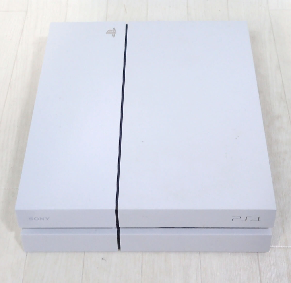 Sony PlayStation 4 500GB white CUH-1100A soft ( disk only ) set used D602