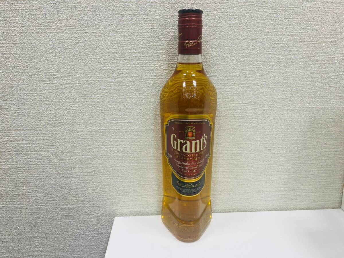 【SYC-3937】【1円スタート】スコッチ ウイスキー Grant's FINEST SCOTCH WHISKY グランツ ファイネスト ウイスキー 43％ 760ml 洋酒の画像1
