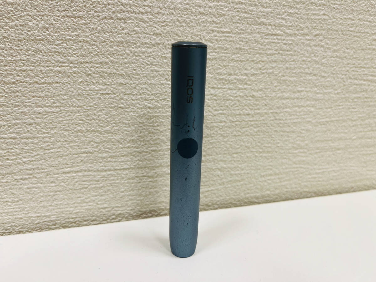 【SYC-3872】【1円〜】iQOS ILUMA アイコス イルマ M0001 C1402 加熱式たばこ 喫煙具 たばこ タバコ用品 ブルー 通電確認済み_画像2