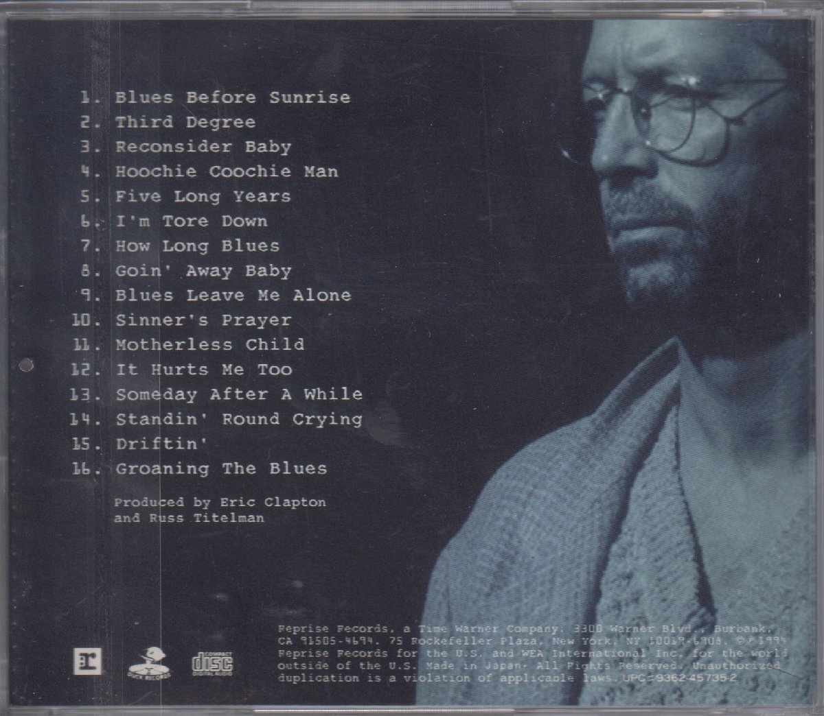 エリック・クラプトン　Eric Clapton / From The Cradle　 ★中古盤 /WPCR-90/240501_画像2