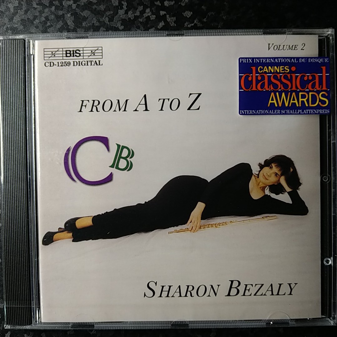 e（未開封）シャロン・ベサリー　フルート大百科　Vol.2「B-C」Sharon Bezaly From A tu Z_画像1