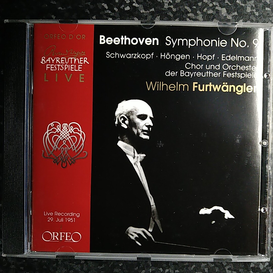 e（ORFEO）フルトヴェングラー　バイロイト音楽祭　ベートーヴェン　交響曲第9番　1951 Furtwangler Bayreuther Beethoven Symphony No.9_画像1