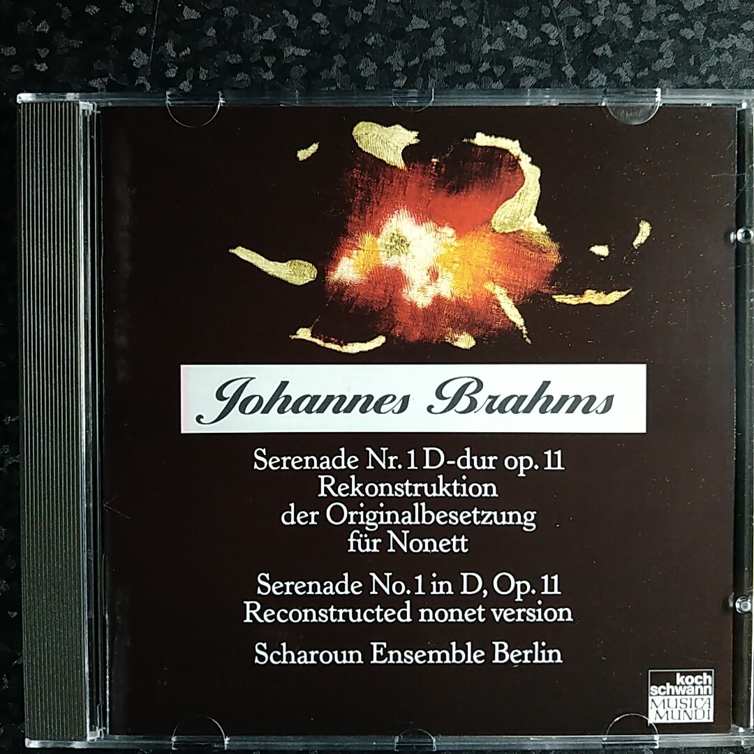 e（KOCH） ブラームス　セレナード第1番（九重奏曲復元版）Scharoun Ensemble Berlin Brahms Serenade No.1_画像1