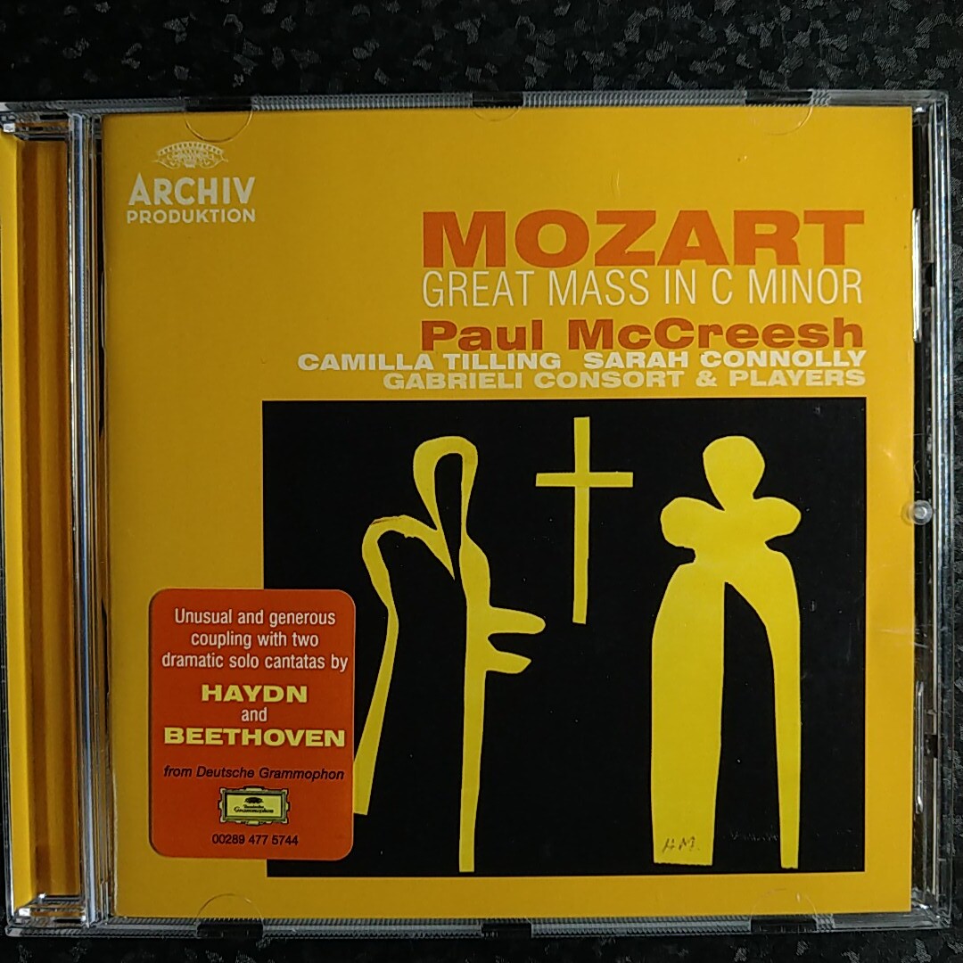 e（輸入盤）マクリーシュ　モーツァルト　大ミサ曲ハ短調　McCreesh Mozart Great Mass in C_画像1