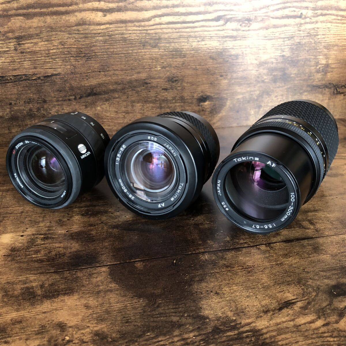 まとめ フィルムカメラ 7台 レンズ 3本セット Nikon AW AD L35 防水 LOMO LC-A Polaroid Yashika Minolta ポラロイド トイカメラ #7732_画像10