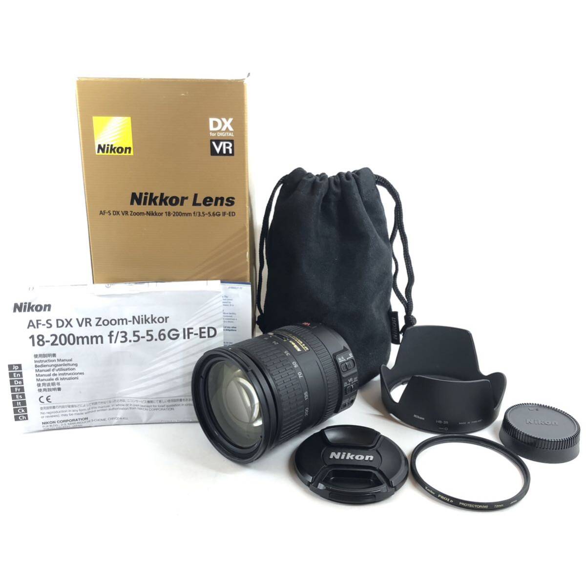 美品 NIKON AF-S 18-200mm F3.5-5.6 G ED VR #8562_画像1