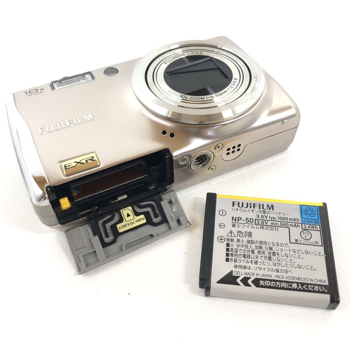 動作確認済 FUJIFILM FinePix F80 EXR シルバー / フジフィルム コンパクトデジタルカメラ コンデジ #8775_画像10