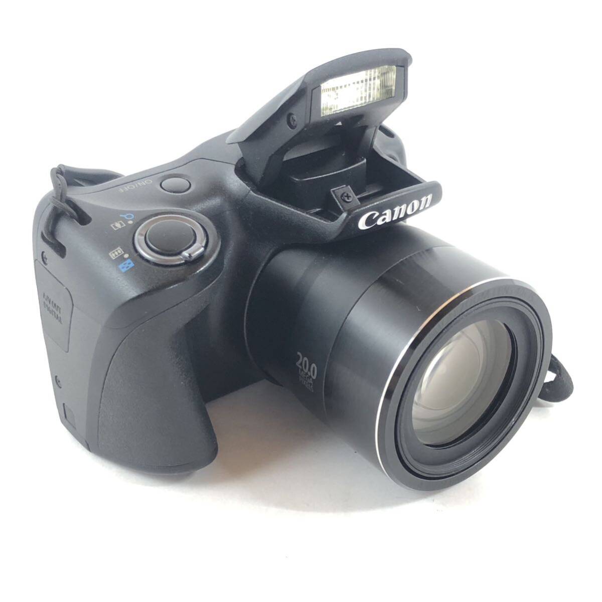 美品 Canon キャノン PowerShot SX410 IS ブラック コンパクトデジタルカメラ コンデジ #8771_画像5
