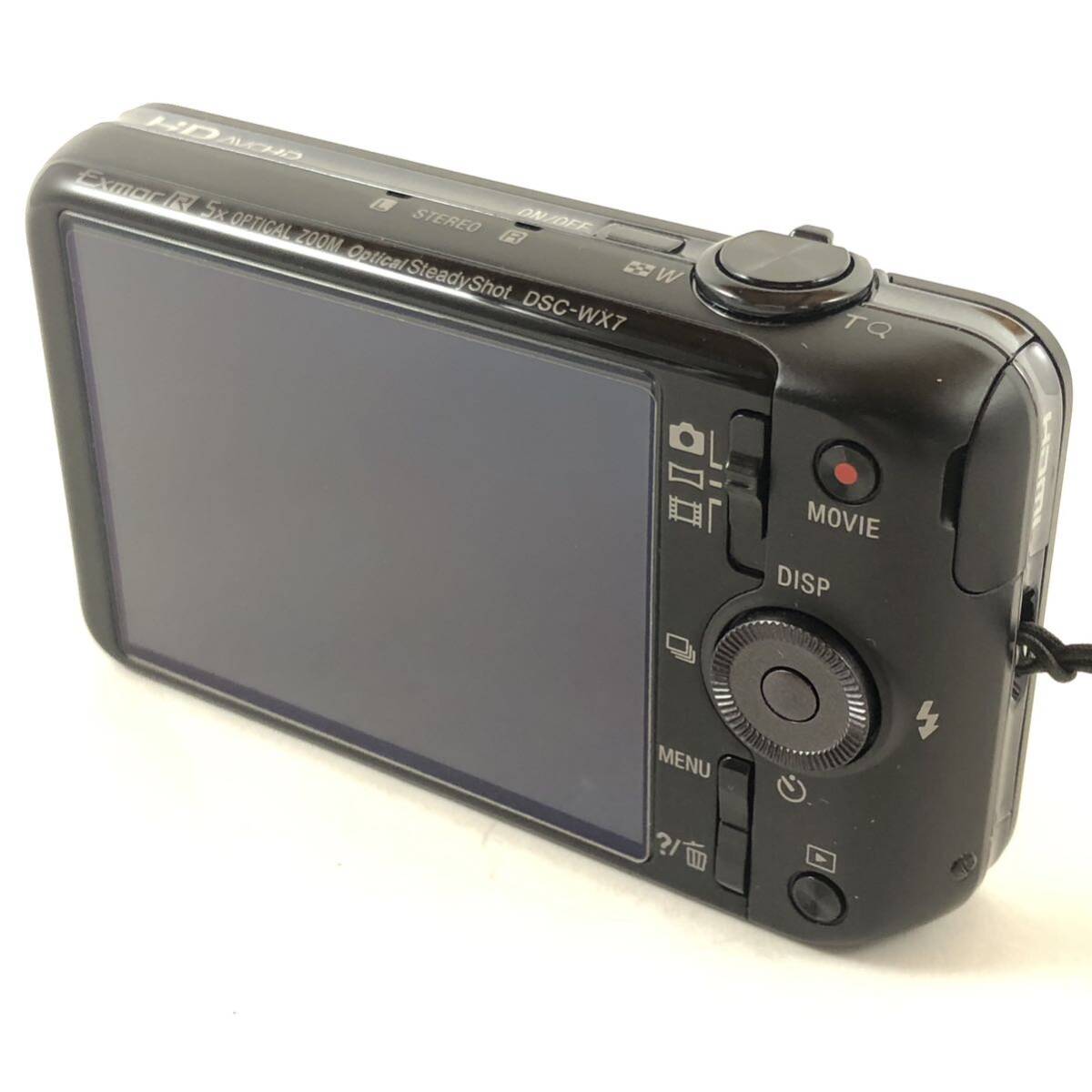 美品 SONY Cyber-shot DSC-WX7 ブラック / ソニー コンパクトデジタルカメラ コンデジ #8691_画像5