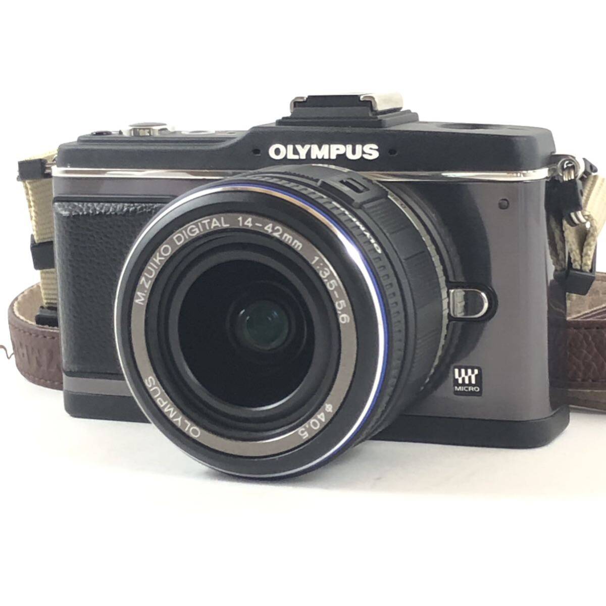 美品 Olympus Pen E-P2 /M.ZUIKO DIGITAL 14-42mm F3.5-5.6 ED ブラック / オリンパス デジタルカメラ ミラーレス一眼 #8570_画像2