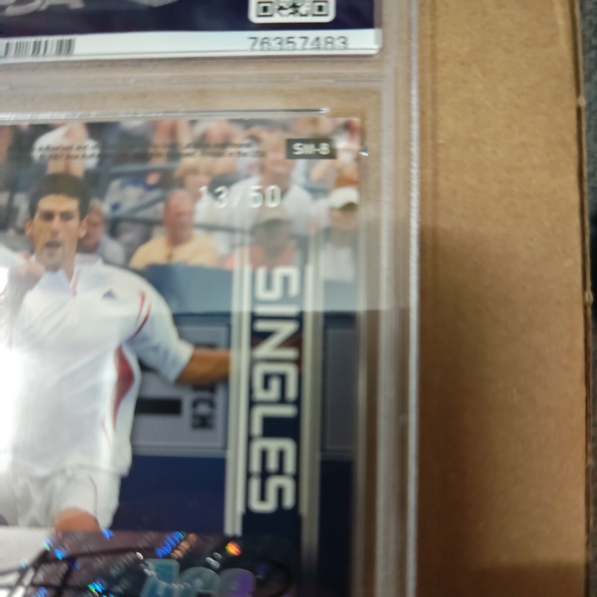 1円スタートPSA8超激レア 2007 Ace Authentic Novak Jokovic/Labaoze ジョコビッチ SSP RC auto 直筆サイン 世界ランキング元1位 50枚限定_画像3