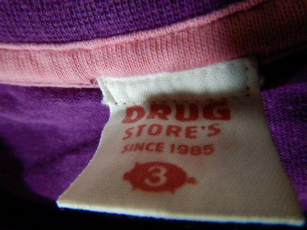 ｎ8971　Drug　Store’ｓ　ドラッグ　ストアーズ　半袖　tシャツ　カップル　夜景　デザイン　人気　送料格安_画像4