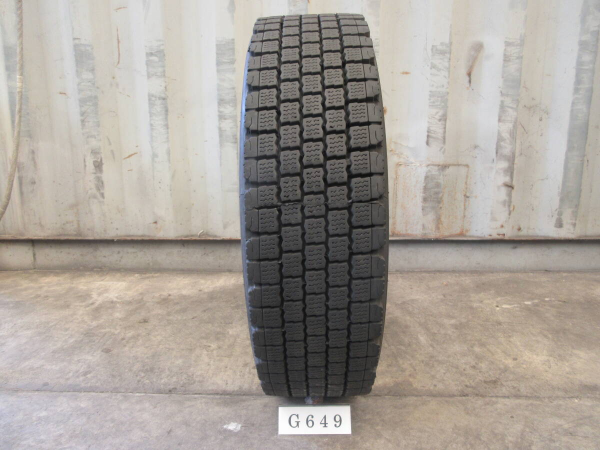 ☆ スタッドレス 再生タイヤ 265/70R19.5 ブリヂストン 在庫1本 屋内保管品 G649☆_画像3