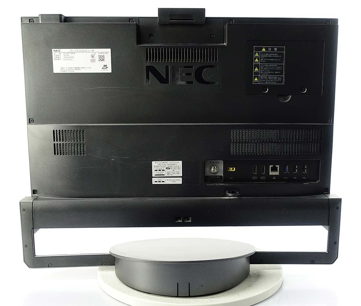 AC無 NEC LaVie DA770/BAB PC-DA770BAB/Core i7 5500U/メモリ16GB/SSD250GB/Windows10/OS有 一体型 PC S051611K_画像4