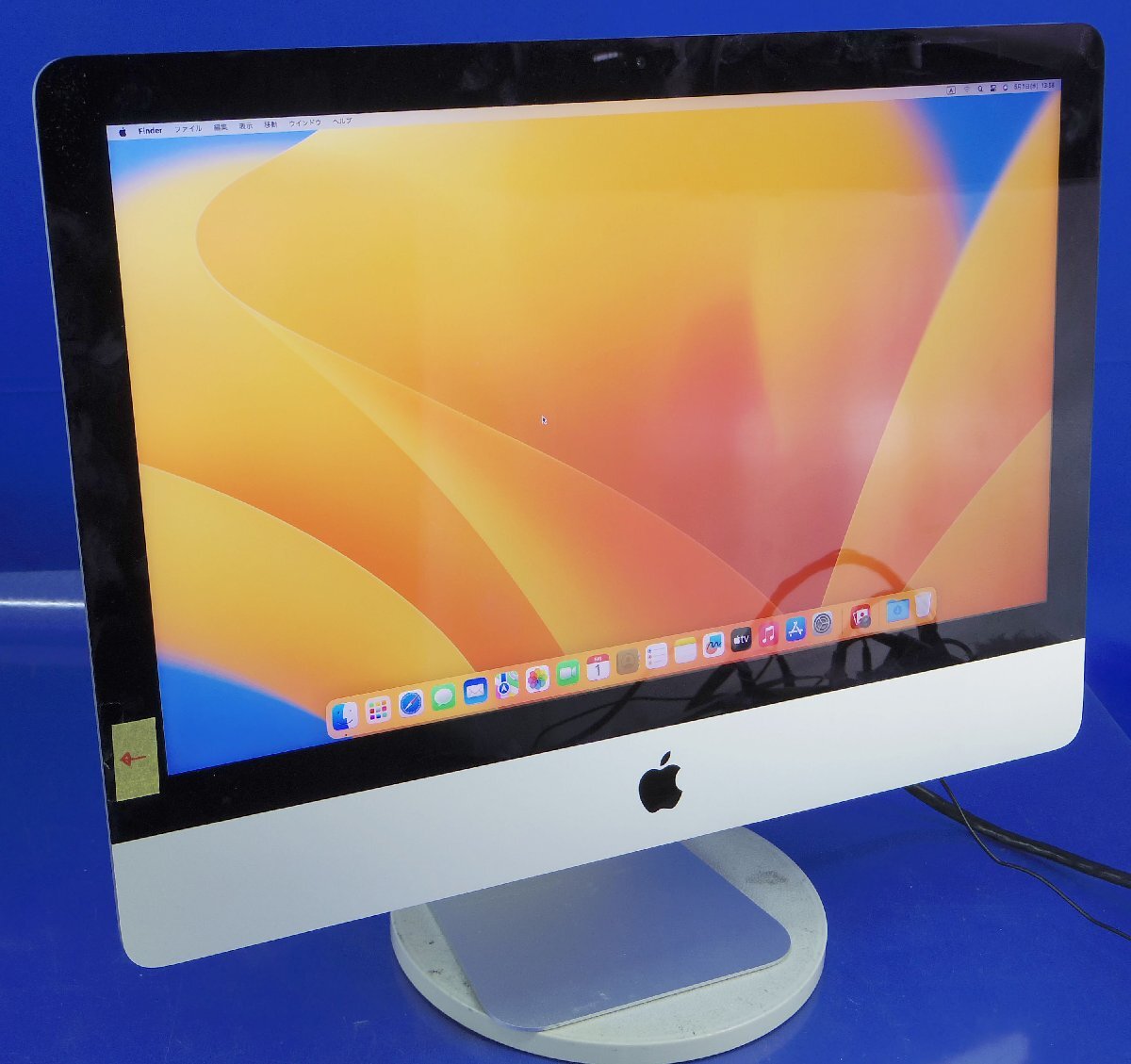 OS有訳有 OS Ventura Apple iMac (Retina 4K, 21.5-inch, 2017)A1418/Core i5-7400/メモリ16GB/SSD500GB/一体型 PC アップル F050101Kの画像1